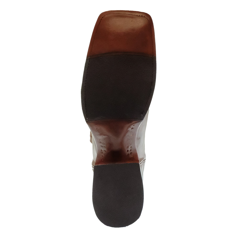 South Texas Tack Footwear South Texas Tack Men's Light Brown Rancho Cowhide Boots