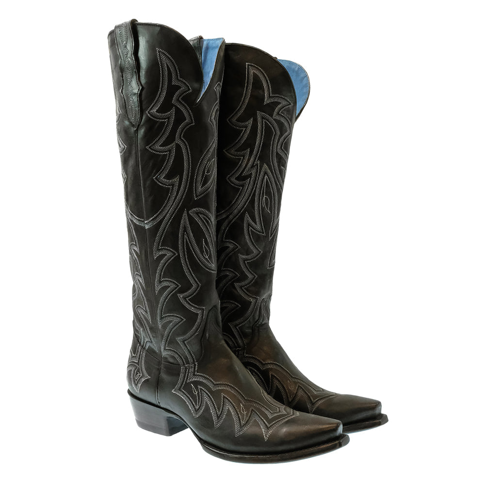 South Texas Tack Footwear South Texas Tack Women's Black Distressed Goat Boots