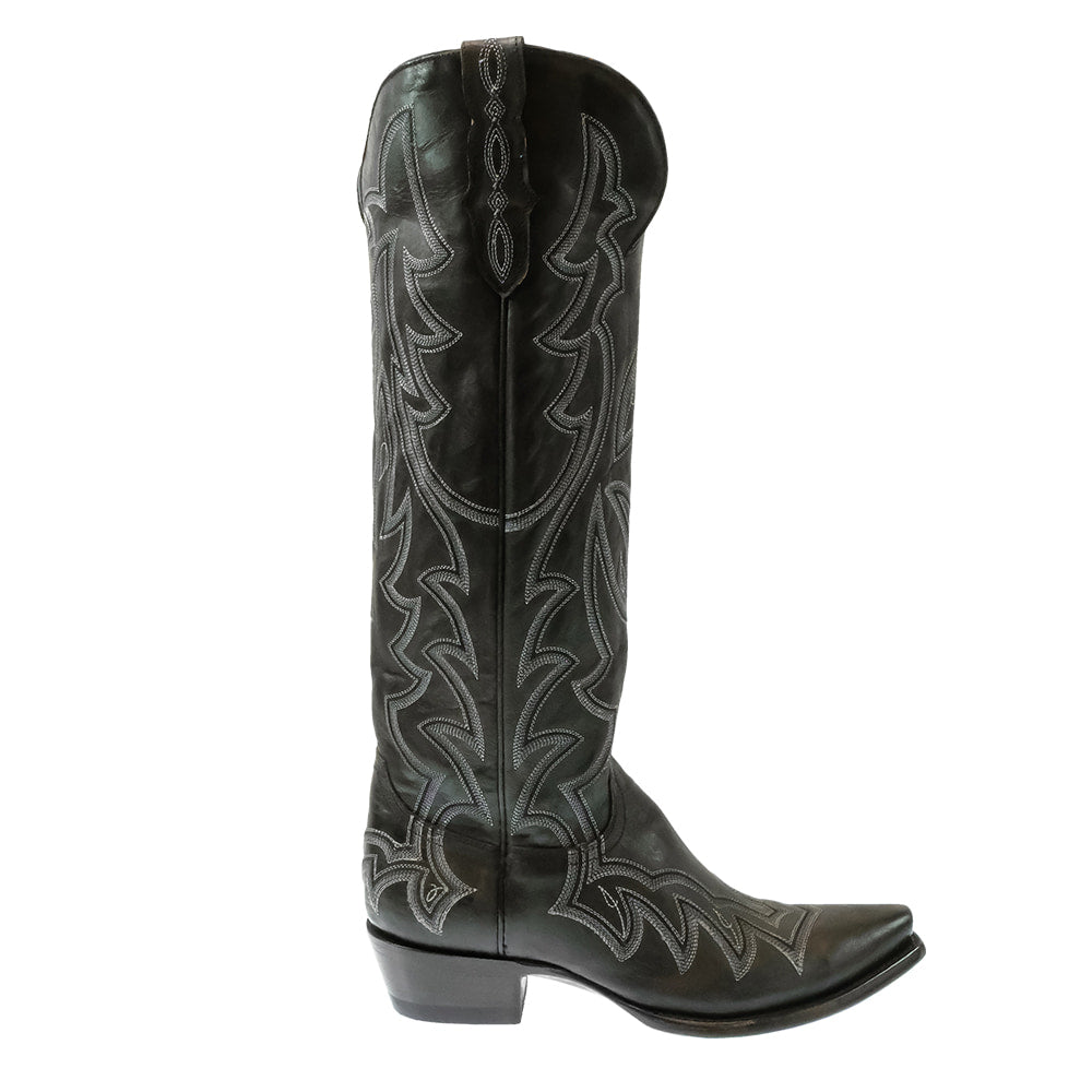 South Texas Tack Footwear South Texas Tack Women's Black Distressed Goat Boots