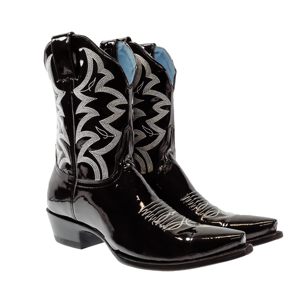 South Texas Tack Footwear South Texas Tack Women's Black Patent Cowhide Boots