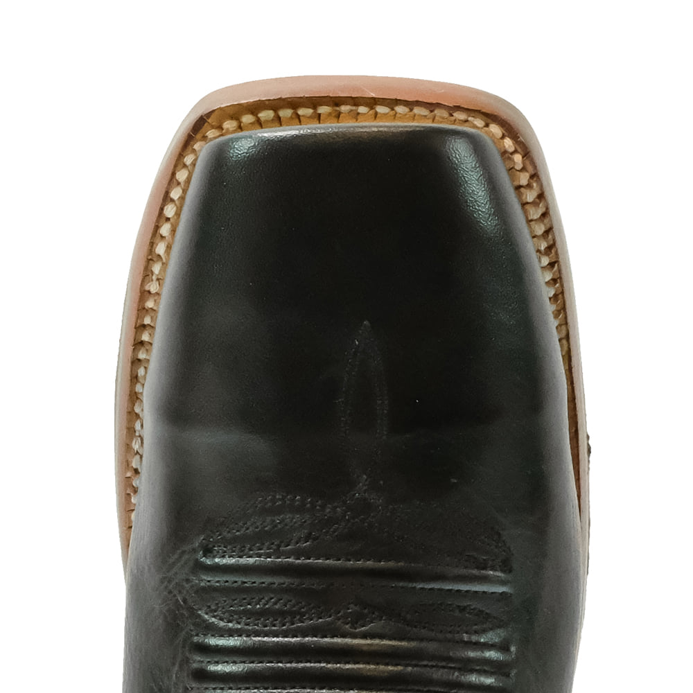 South Texas Tack Footwear South Texas Tack Women's Uvalde Black Rancho Cowhide Boots