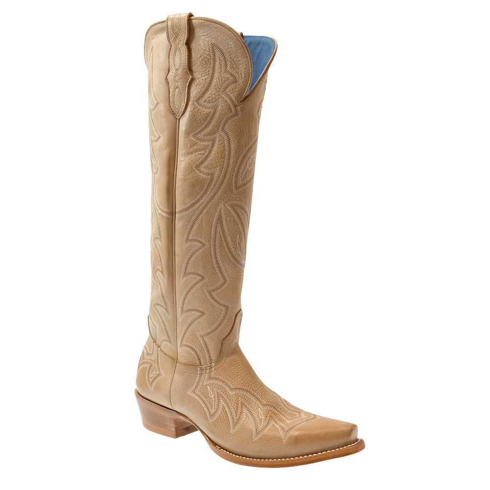 South Texas Tack Footwear South Texas Tack Women's Vintage Cream Cowhide Boots