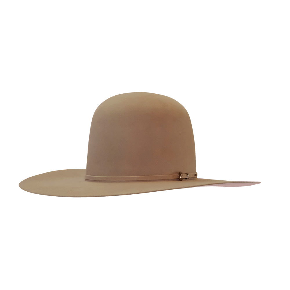 South Texas Tack Hats 10X 4.5 brim open crown leather sweat