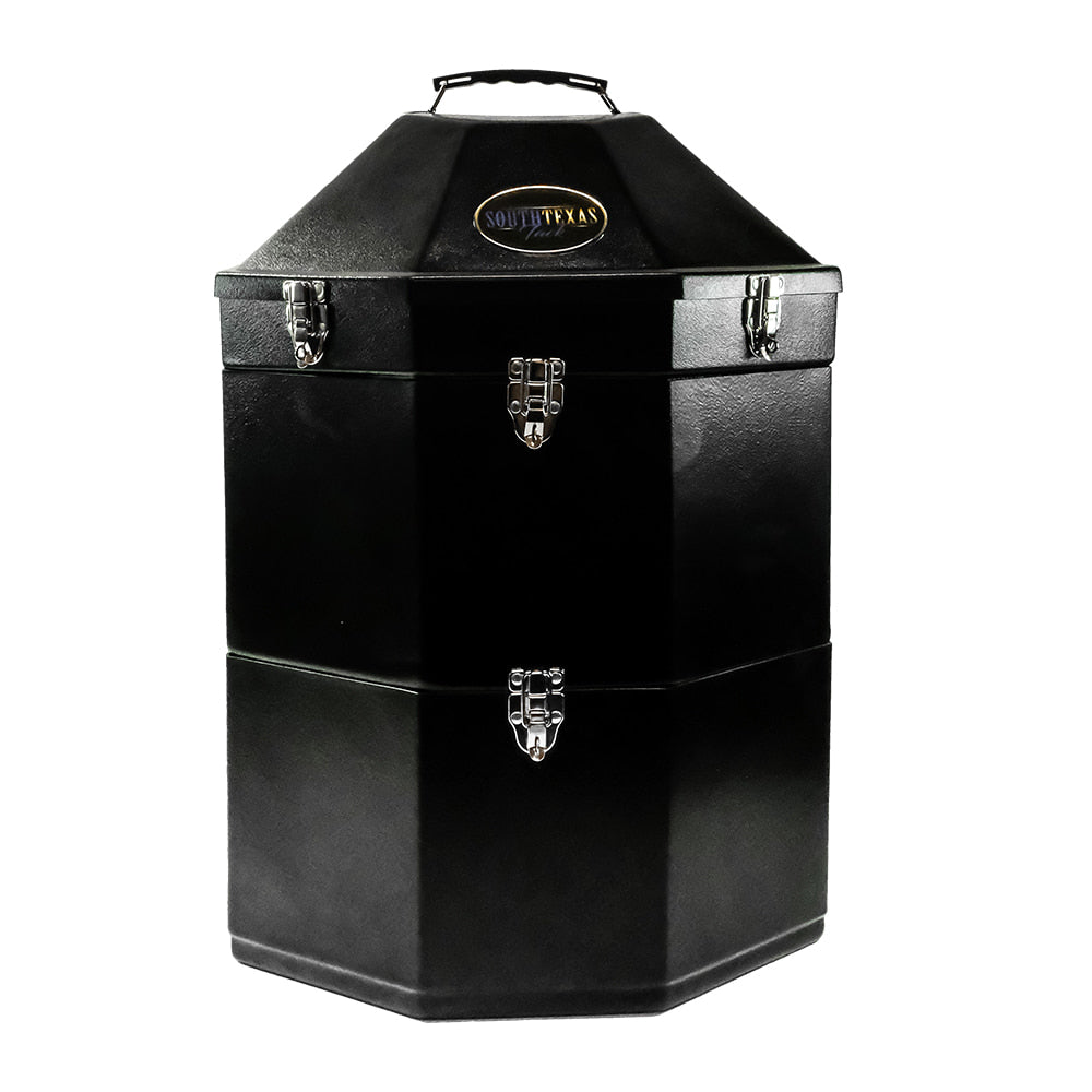 South Texas Tack Hats Black South Texas Tack Triple Cowboy Western Hat Carrier Case