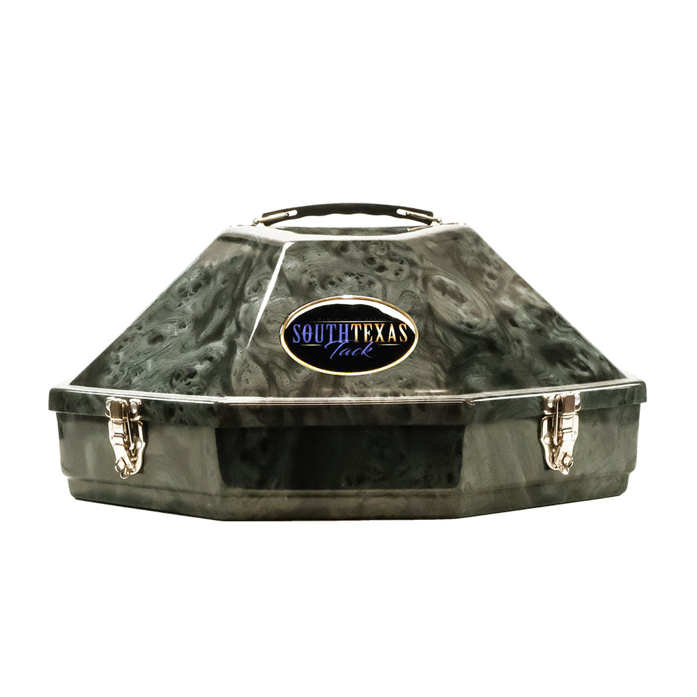 South Texas Tack Hats Gray South Texas Tack Burl Walnut Gray Western Classic Hat Carrier