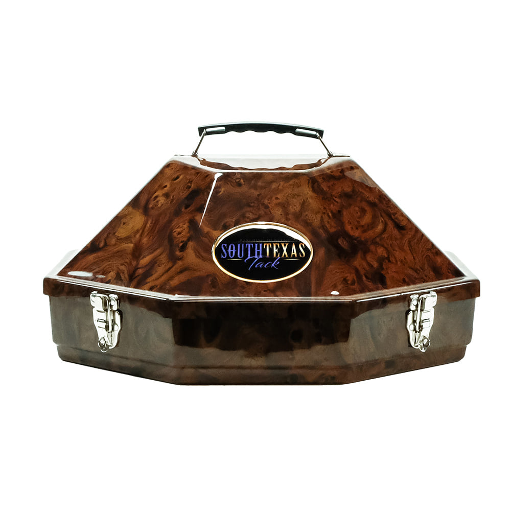 South Texas Tack Hats Natural South Texas Tack  Natural Western Hat Carrier Burled Walnut
