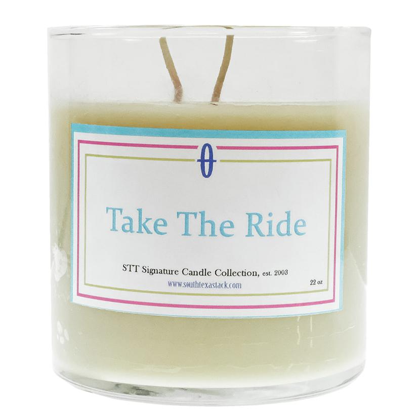 South Texas Tack Home Decor 22oz / Gardenia STT Signature Take The Ride Soy Candle 22oz