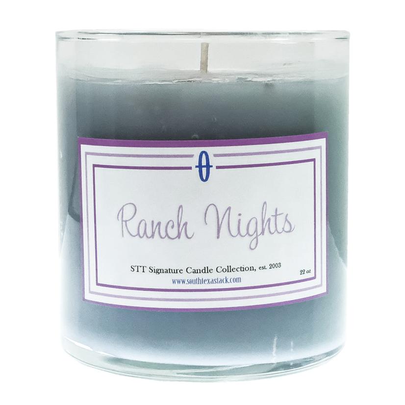 South Texas Tack Home Decor 22oz / Lavender STT Signature Candle - Ranch Nights