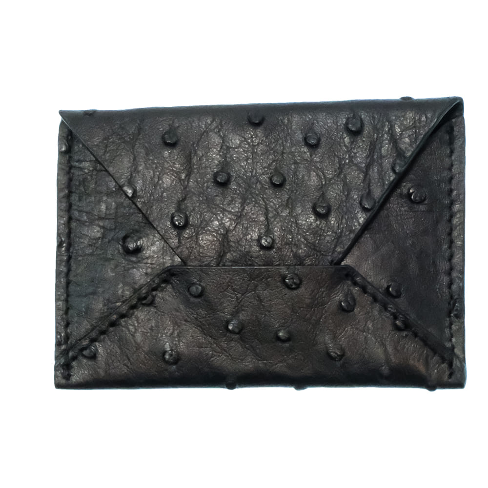 South Texas Tack Other South Texas Tack Black Nubuck Ostrich Card Case