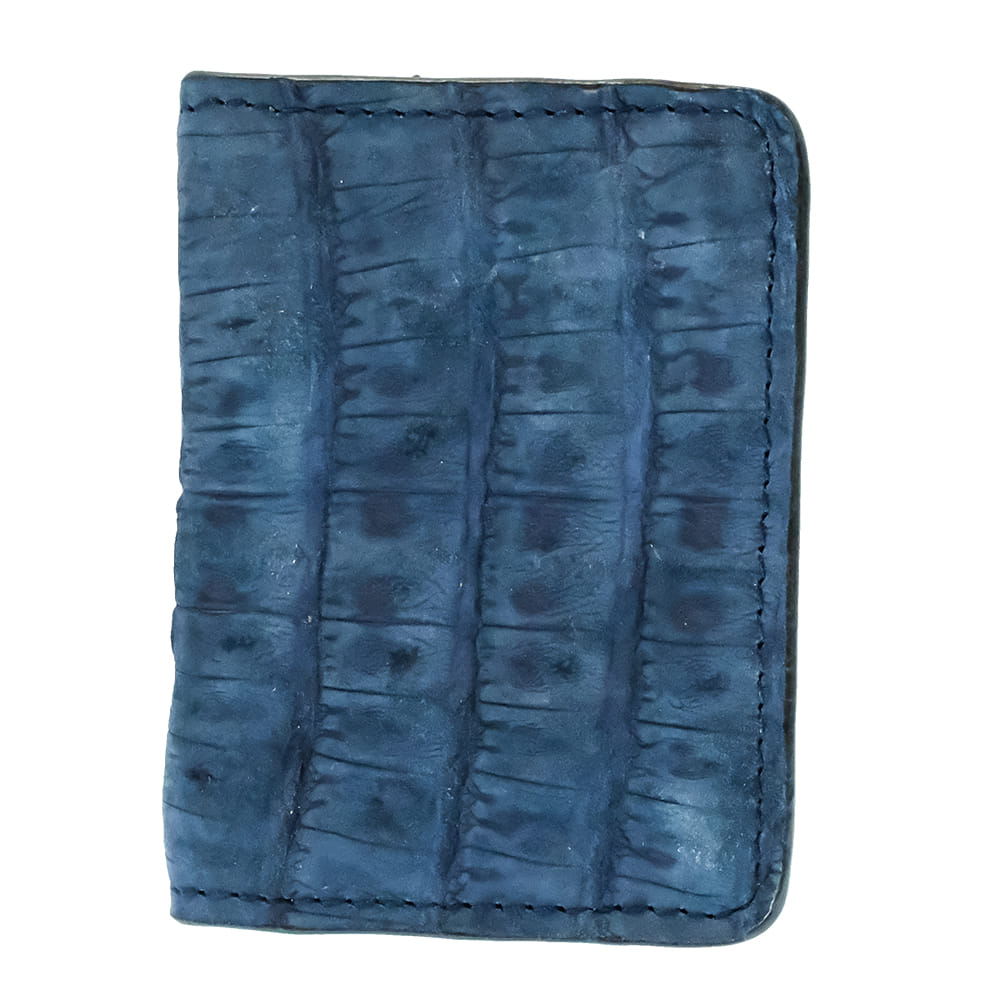 South Texas Tack Other South Texas Tack Navy Tall Nubuck Caiman Bifold Wallet