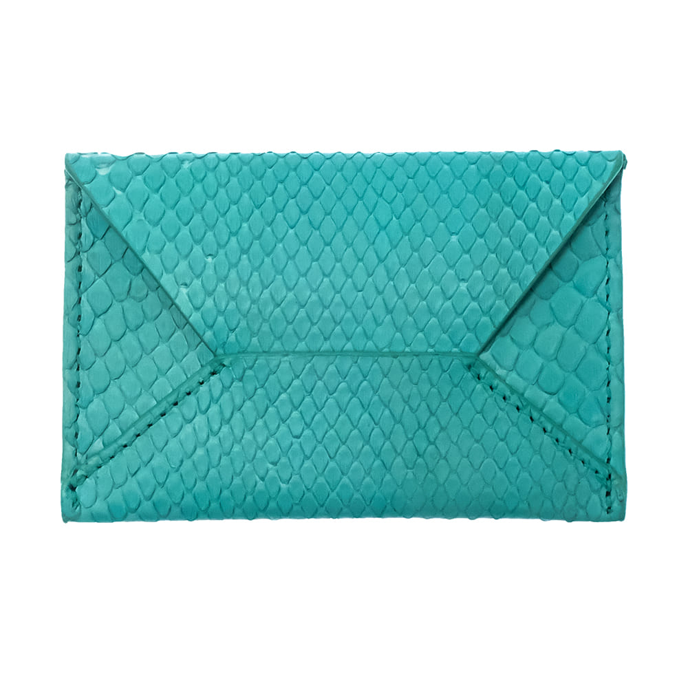 South Texas Tack Other South Texas Tack Tiffany Blue Python Card Case