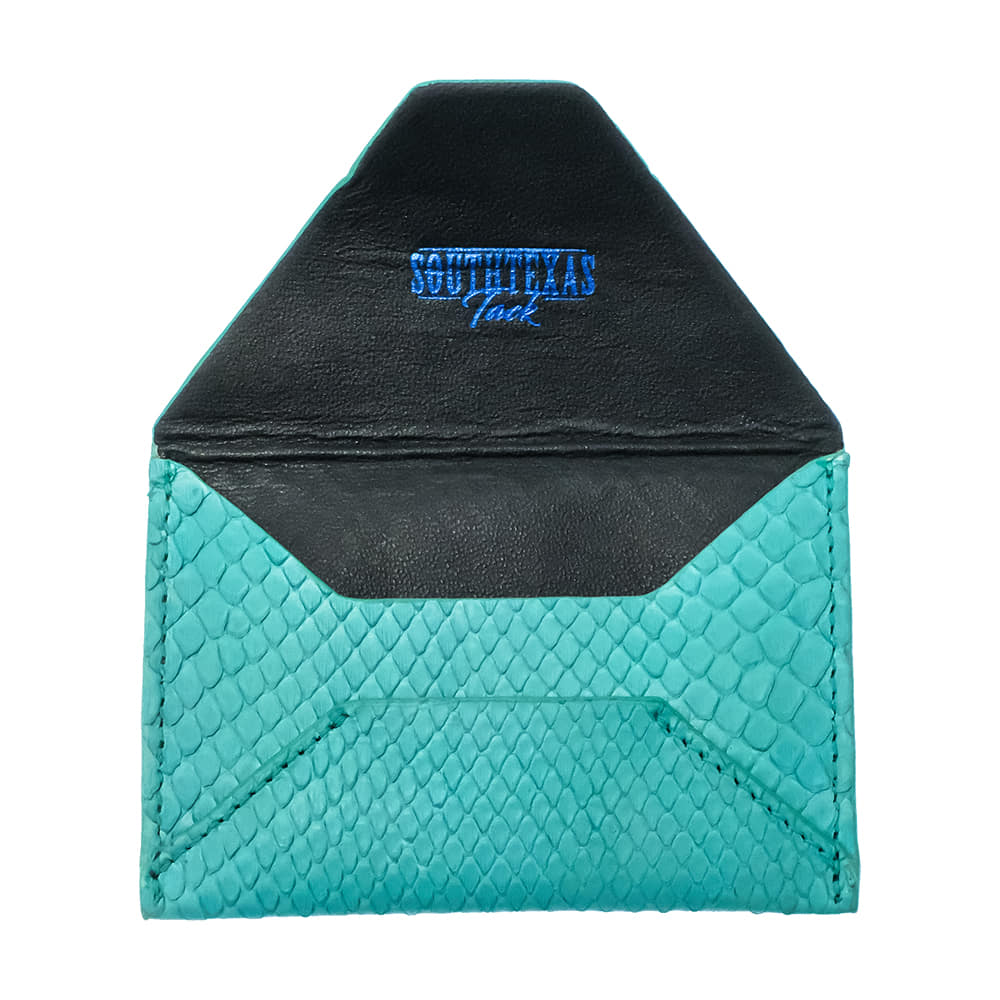 South Texas Tack Other South Texas Tack Tiffany Blue Python Card Case