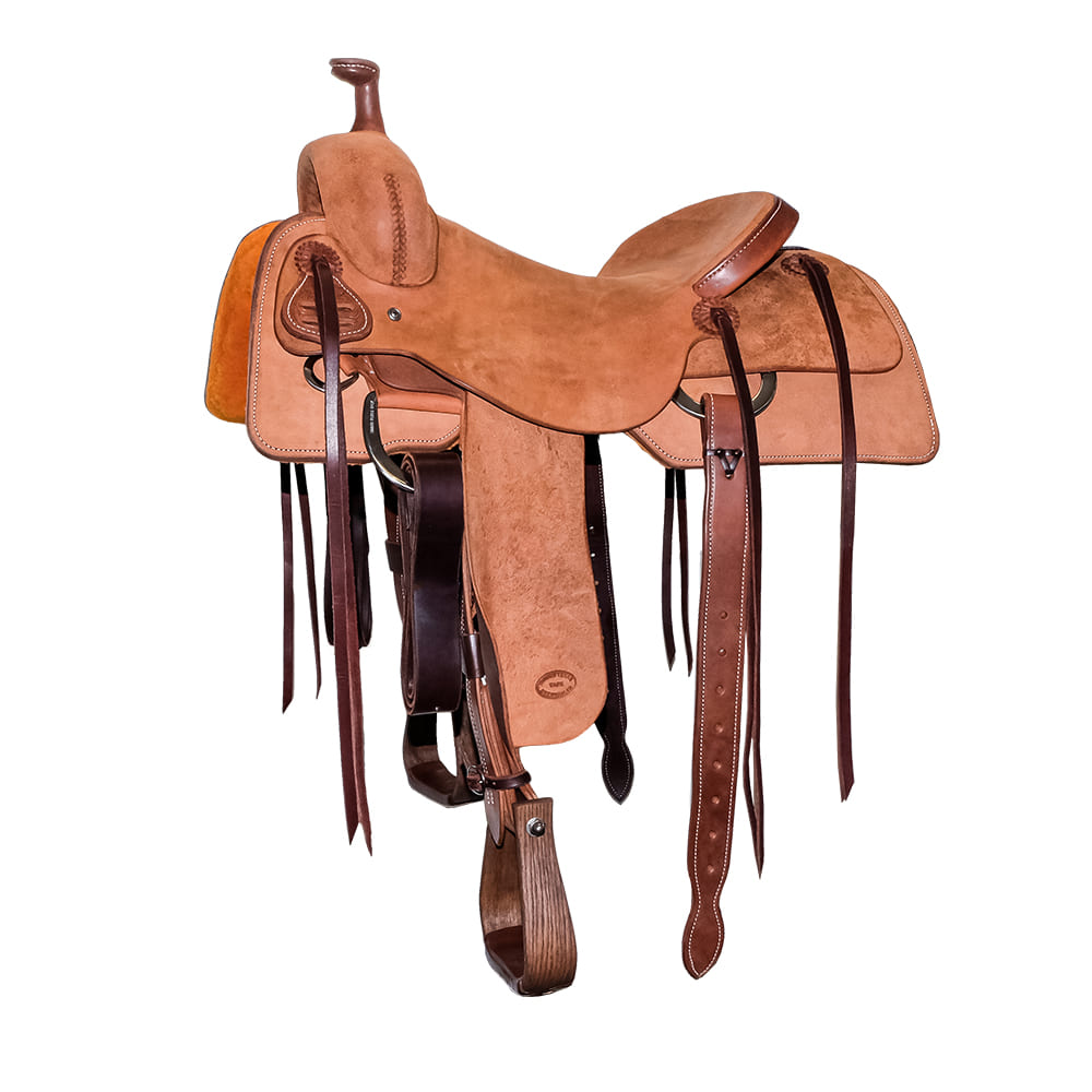 South Texas Tack Saddles South Texas Tack Full Natural Rough Out Ranch Cutting Saddle