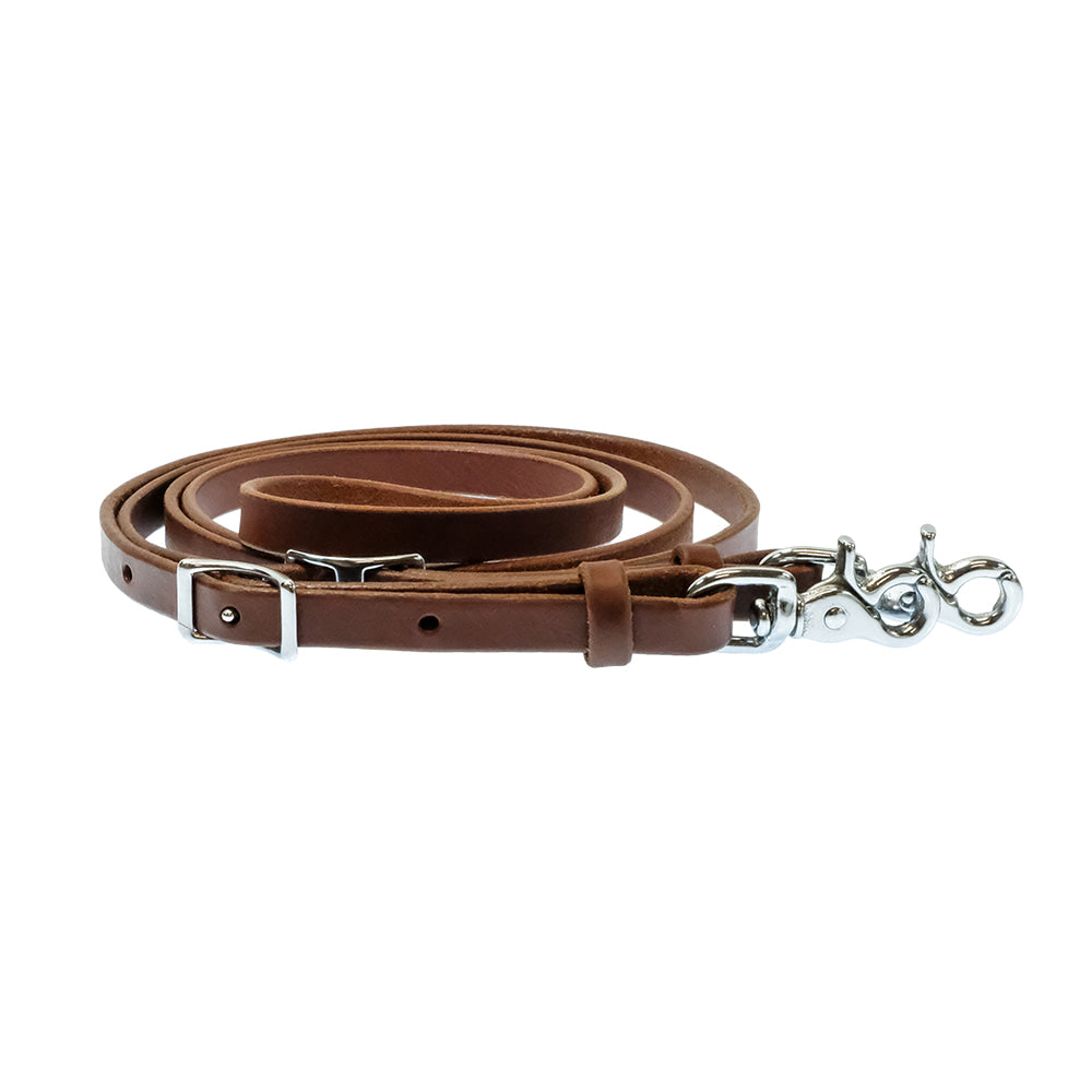 South Texas Tack STT 5/8" Roping Rein Double Stainless Steel Snap
