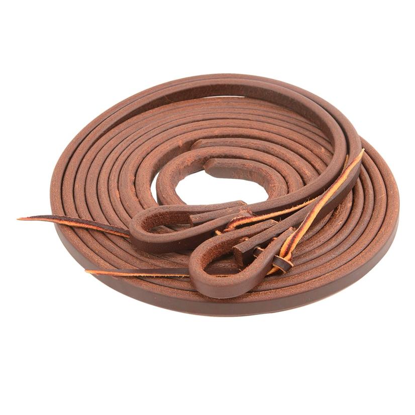 South Texas Tack Tack 1/2" / 8' South Texas Tack  1/2 Heavy Leather Split Reins