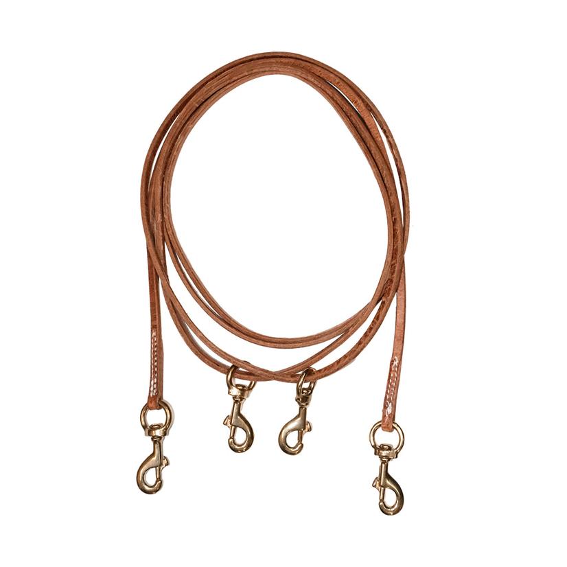 South Texas Tack Tack 14.5' / Natural South Texas Tack Natural Leather Draw Reins