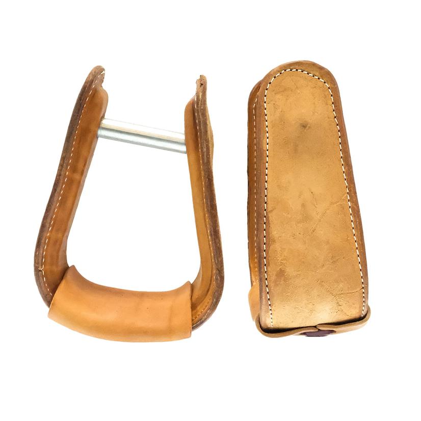 South Texas Tack Tack 3" / Natural South Texas Tack  Saddle Shop Custom Rough Out Roper Stirrups