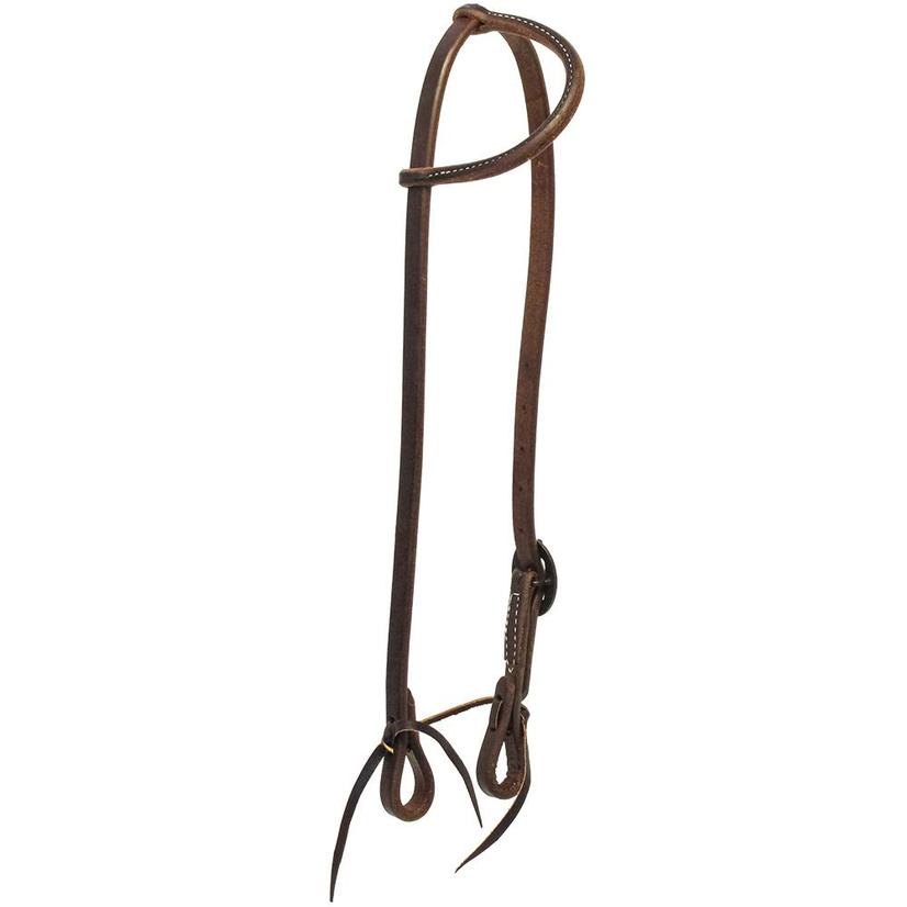 South Texas Tack Tack 5/8 / OILED South Texas Tack 5/8" Slide Ear Headstall with Double Floral Cart Buckle