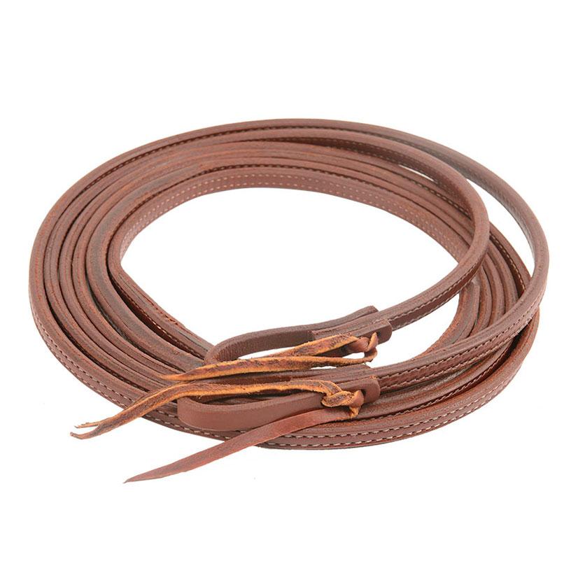 South Texas Tack Tack 8' South Texas Tack Double Stitched Split Reins 1/2" x 8'