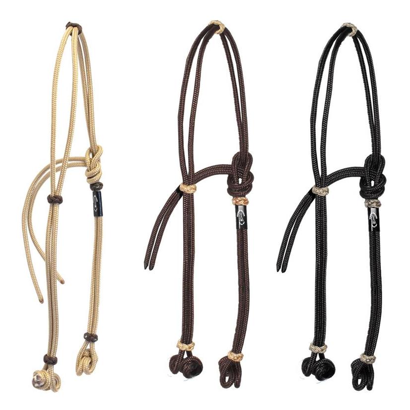 South Texas Tack Tack Berlin Leather PolyRope Quick Change Headstall