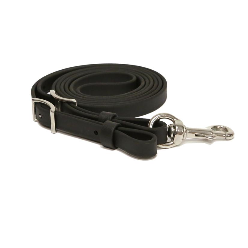 South Texas Tack Tack Black South Texas Tack Biothane Roping Rein 5/8"