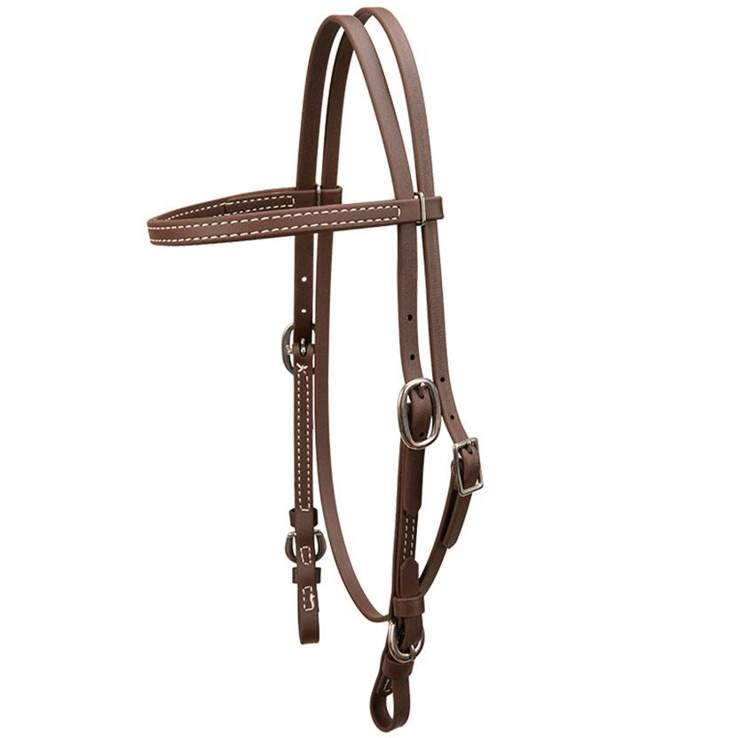 South Texas Tack Tack Brown Biothane Browband Headstall 5/8"