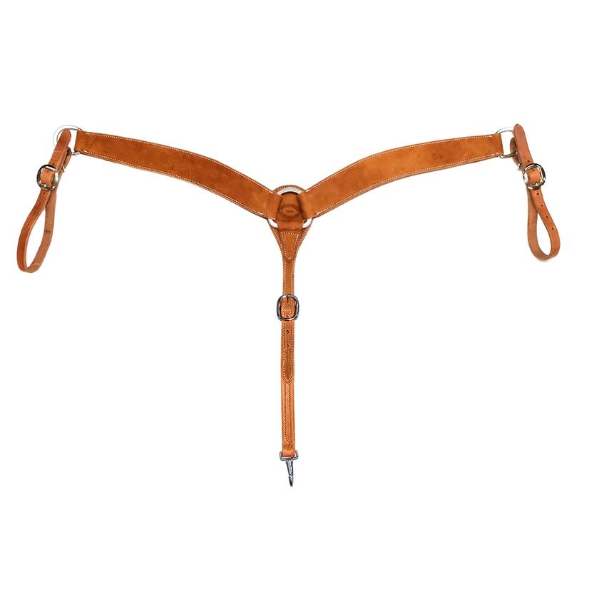 South Texas Tack Tack Chestnut / 2.25 South Texas Tack 2 1/4" Chestnut Full Rough Out Breast Collar