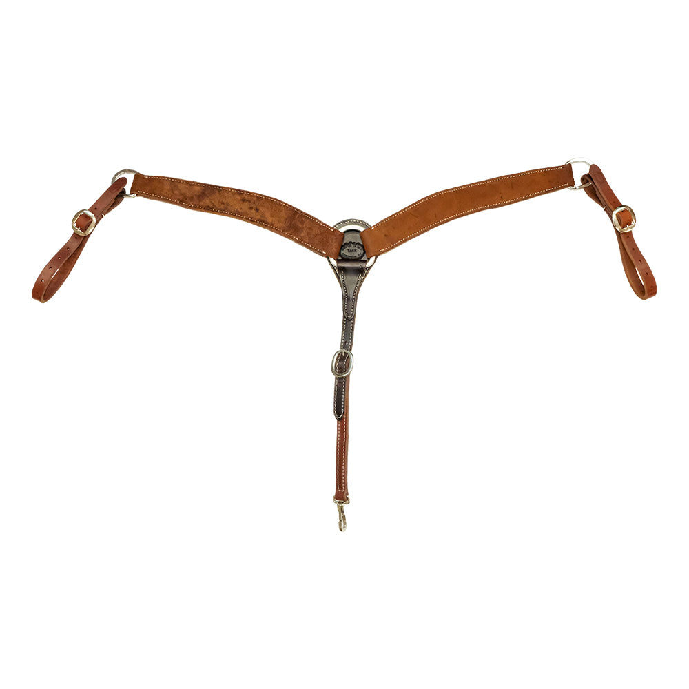 South Texas Tack Tack Chocolate / 2 South Texas Tack 2" Rough Out Breast Collar