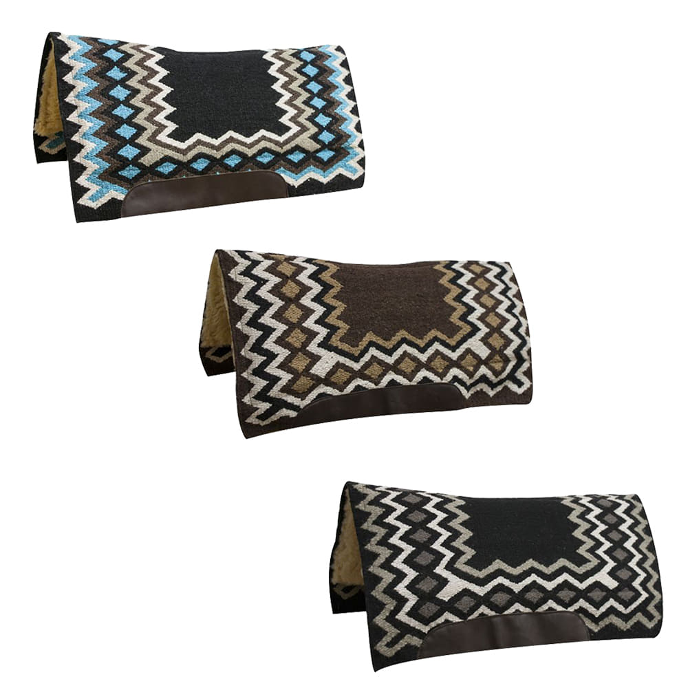 South Texas Tack Tack Contoured Diamond Blanket Top Fleece Bottom Pad