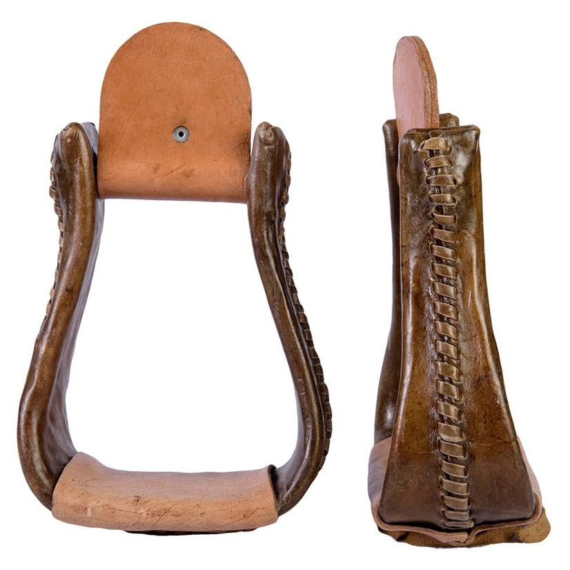 South Texas Tack Tack Rawhide / 3 inch South Texas Tack Rawhide Bell Stirrups 3"