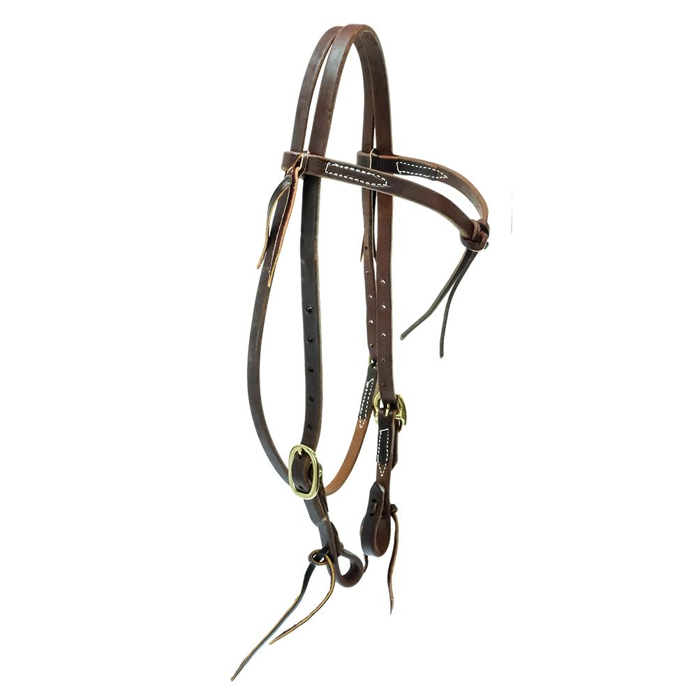 South Texas Tack Tack South Texas Tack 5/8" Browband with Futurity Knot 2 Buckle Headstall