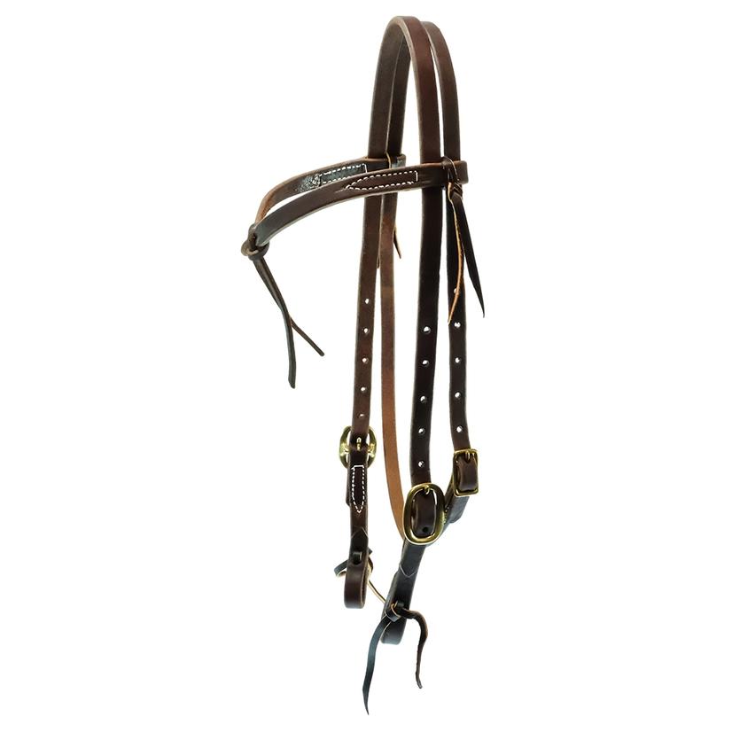 South Texas Tack Tack South Texas Tack 5/8" Browband with Futurity Knot 2 Buckle Headstall
