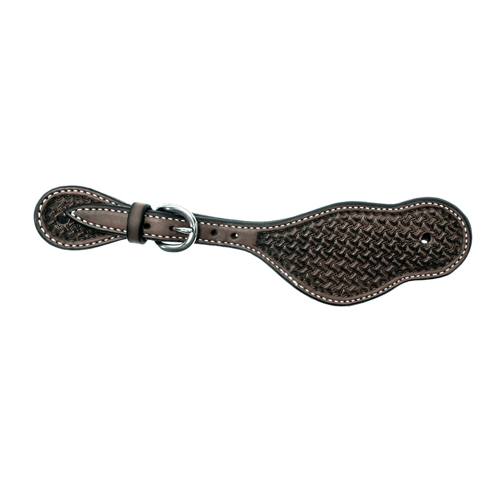 South Texas Tack Tack South Texas Tack Chocolate Spider Tool Buckaroo Spur Strap - Youth