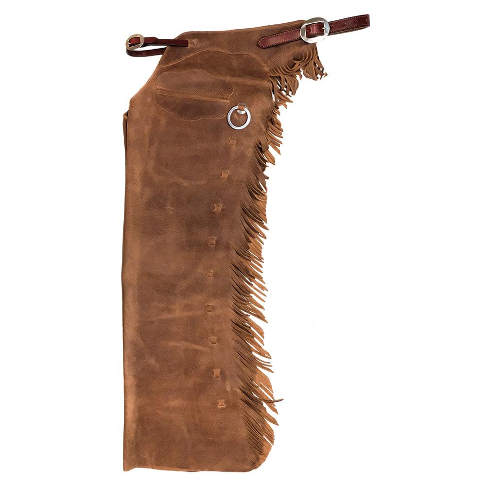 South Texas Tack Tack South Texas Tack Light Oil Tan Work Chap with Pocket