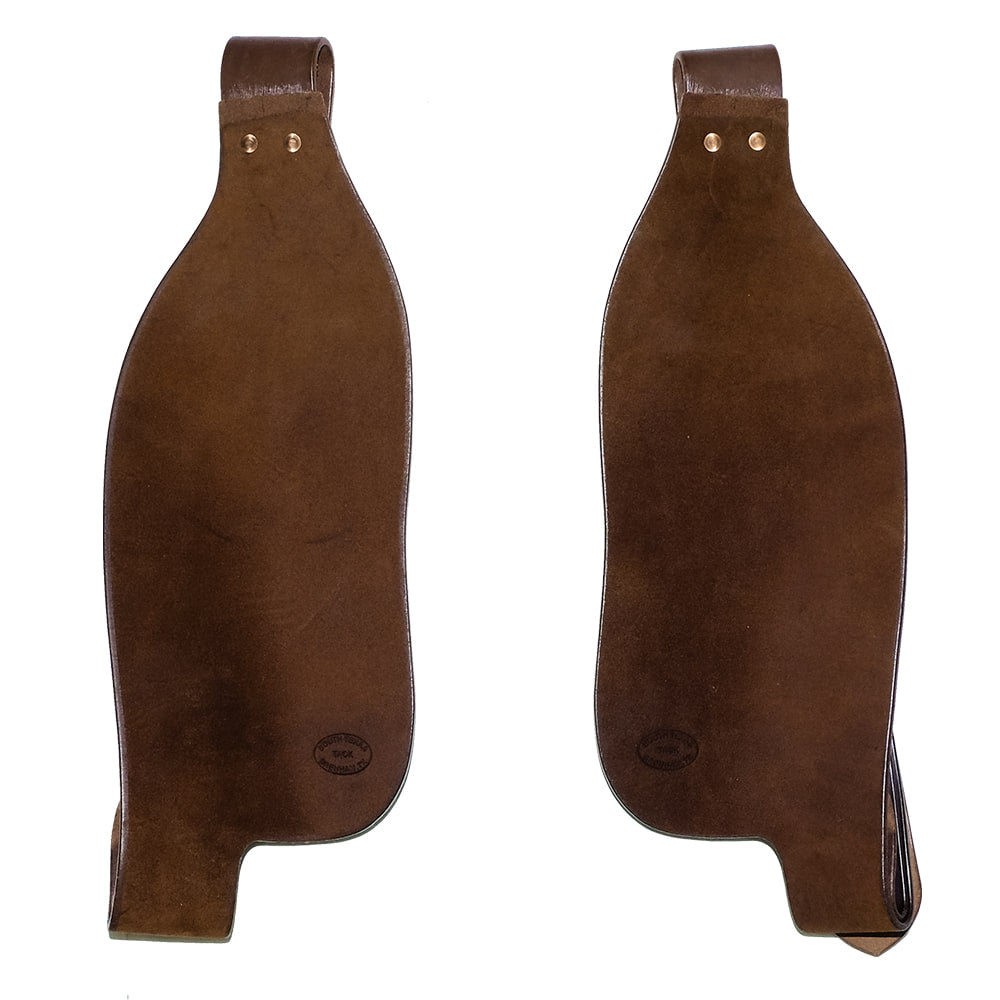 South Texas Tack Tack South Texas Tack Saddle Shop 20" Chocolate Roper Fenders - Rough Out or Slickout - Oiled or No Oil