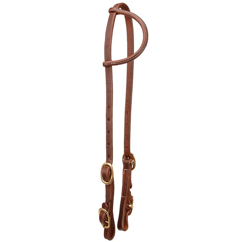 South Texas Tack Tack South Texas Tack  Slide Ear Headstall 5/8" with Four Buckle Adjustments