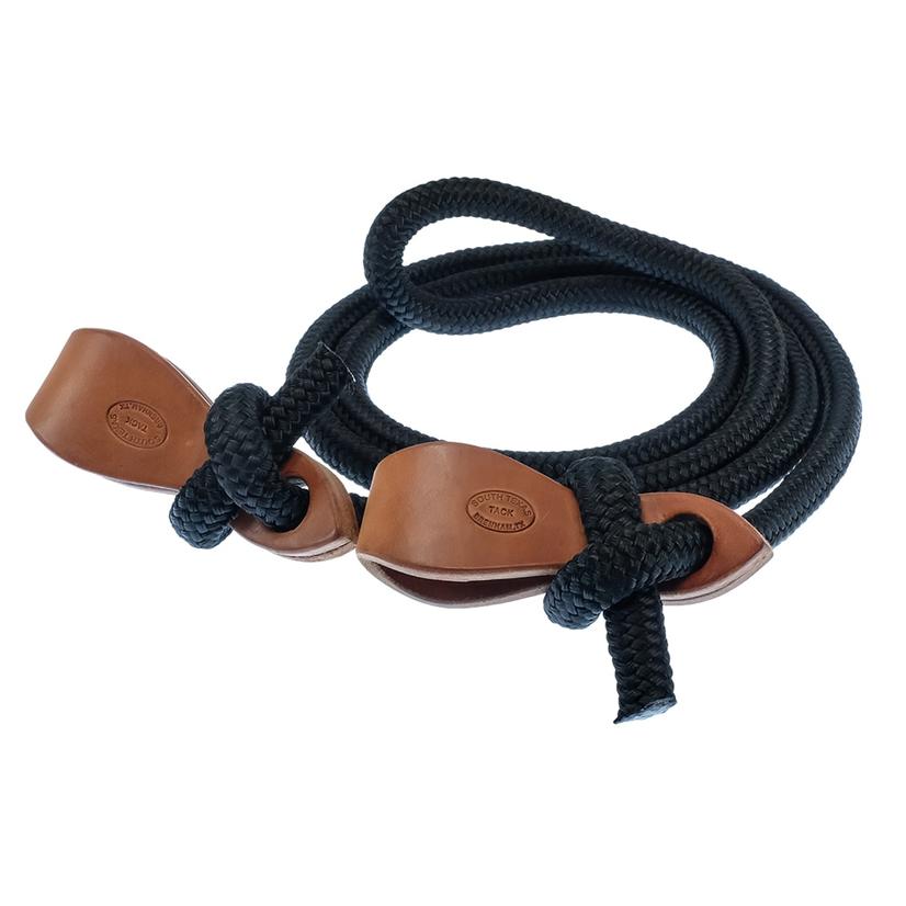 South Texas Tack Tack South Texas Tack Yacht Rope Training Rein with Slobber Straps