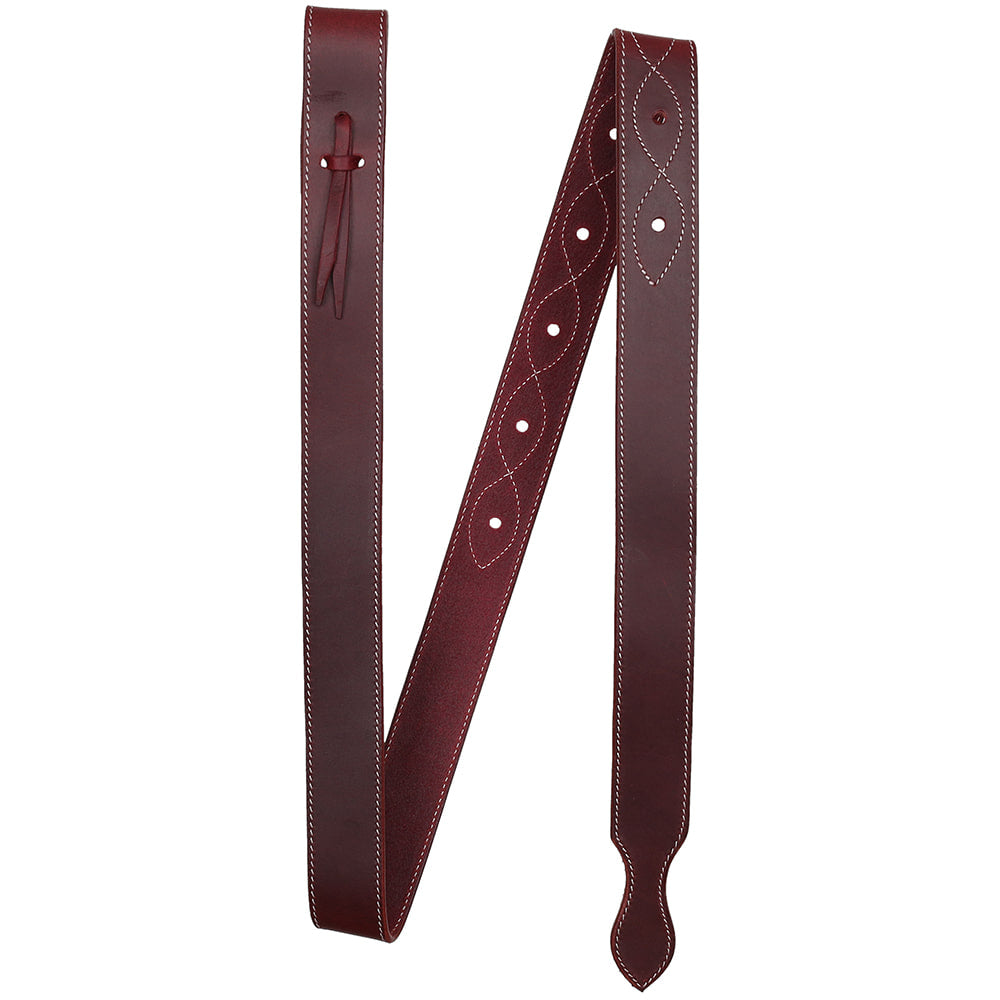 South Texas Tack Tack Stitched Leather Tie Strap Tapered End