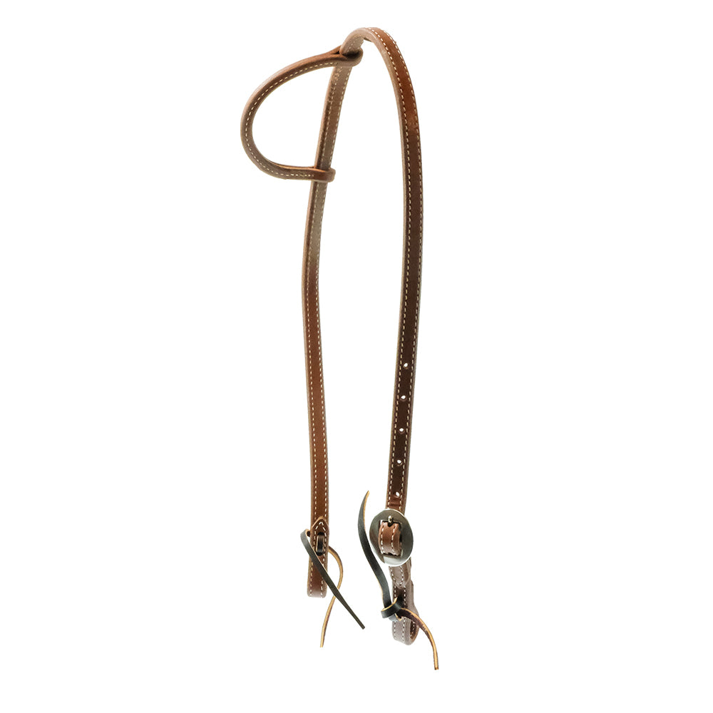 South Texas Tack Tack STT 5/8 OIL DOUBLE STITCHED SLIDE EAR SINGL