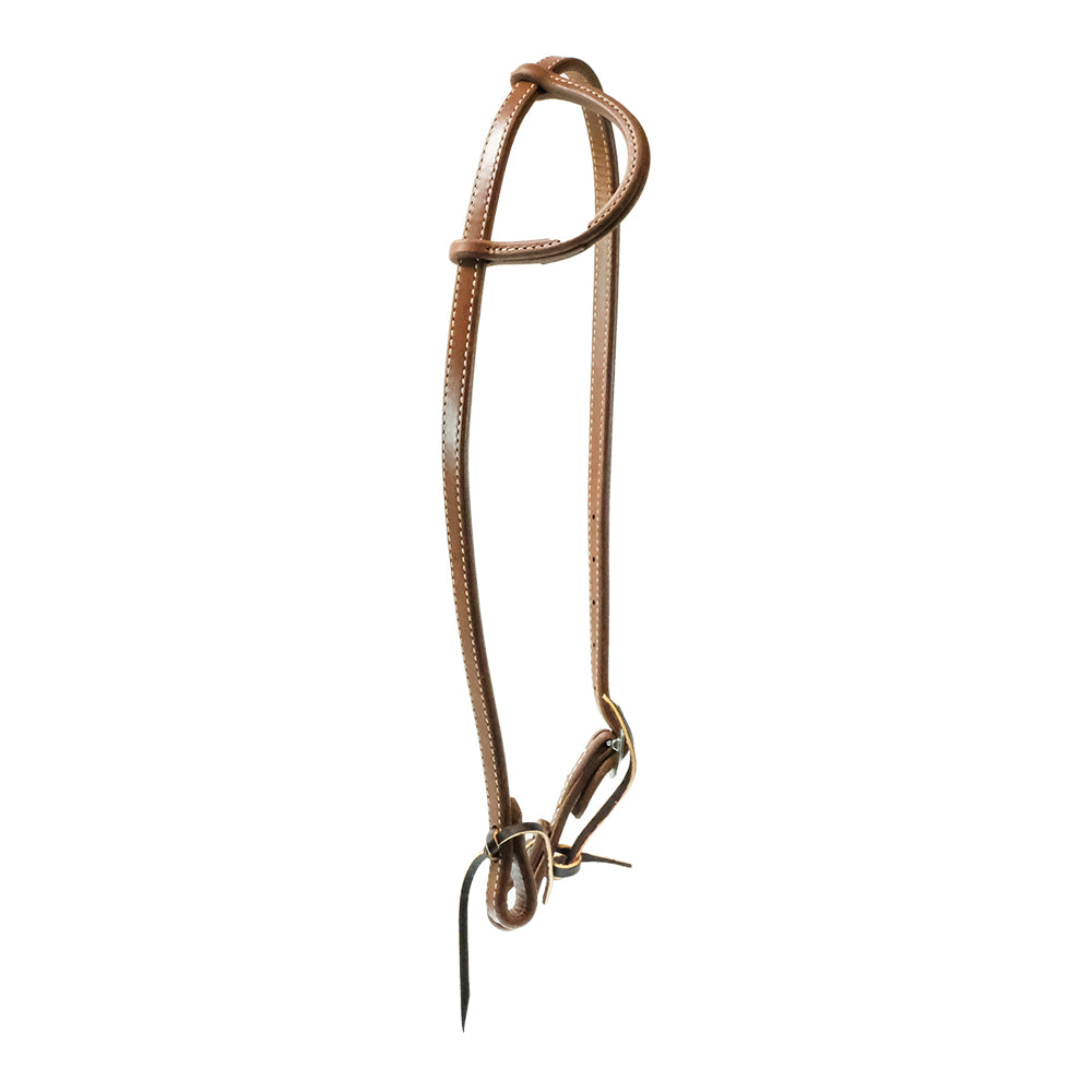 South Texas Tack Tack STT 5/8 OIL DOUBLE STITCHED SLIDE EAR SINGL
