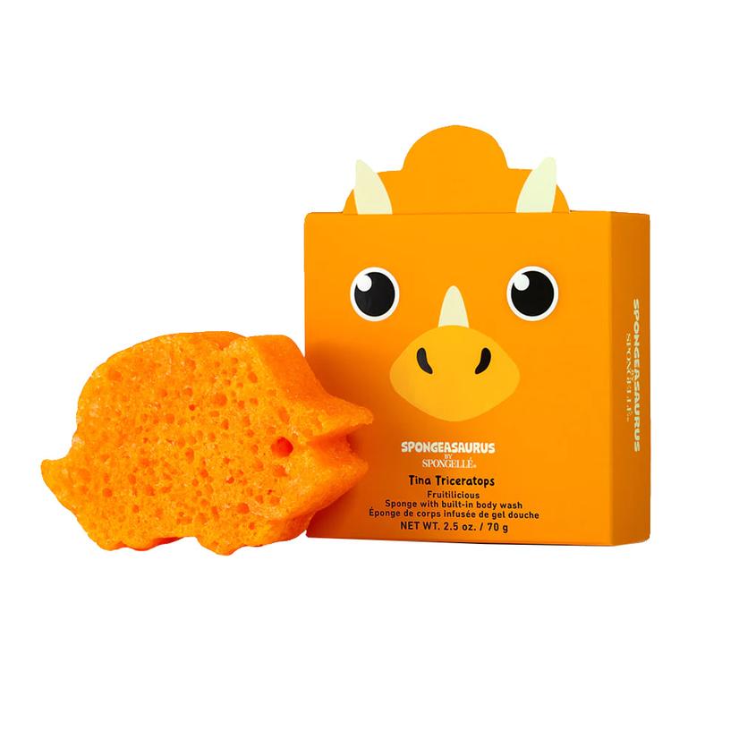 Spongelle Other Orange / 2.5oz Spongelle Sponge Dinosaurs - Tina Triceratops In Orange