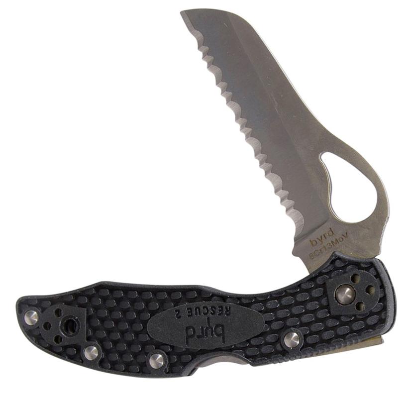Spyderco Knives Spyderco Byrd Meadow Lark 2 Rescue Serrated Blade