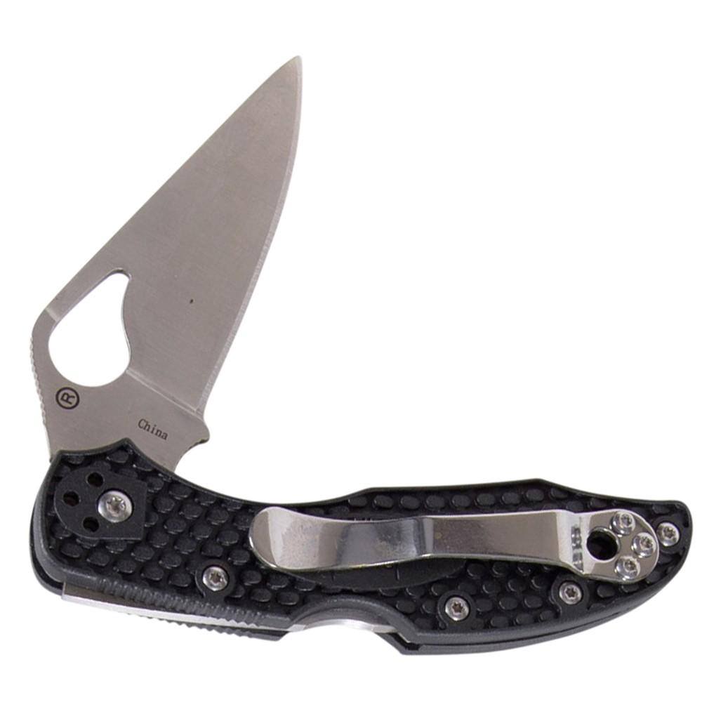 Spyderco Knives Spyderco Byrd Meadowlark 2 FRN Combo Lockback Knife