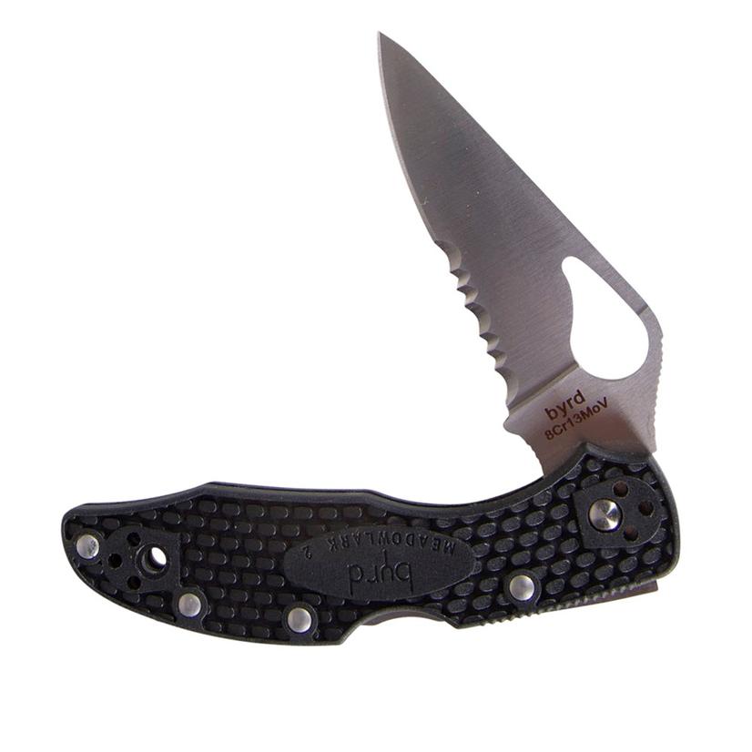 Spyderco Knives Spyderco Byrd Meadowlark 2 Light Weight Combination Knife