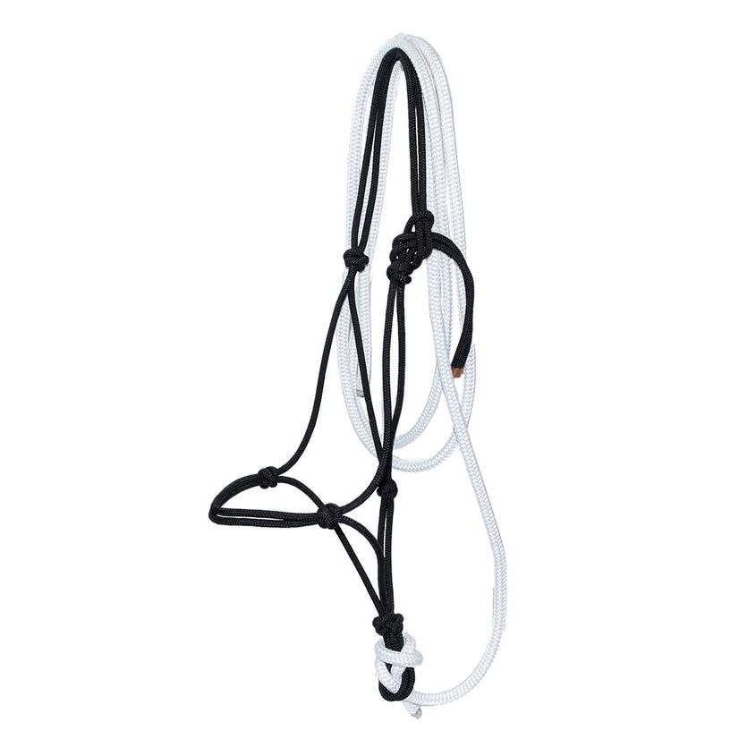 Steele Halters Tack Yearling / Black Steele Halters 15 Foot Lead and Halter