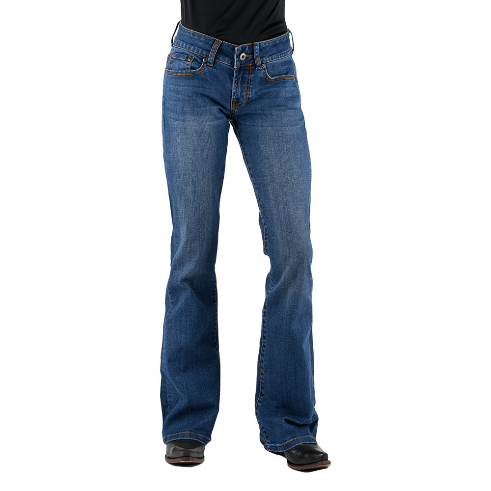 Stetson Apparel & Boots Apparel Stetson Apparel & Boots 816 Classic Bootcut Dark Wash Low Rise Women's Jeans