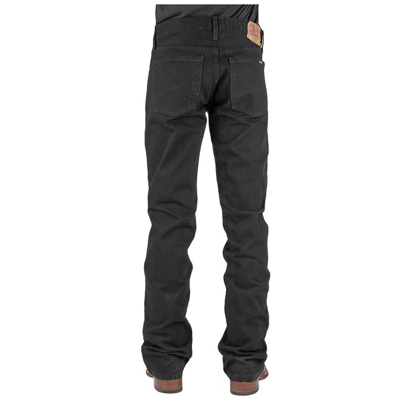 Stetson Apparel & Boots Apparel Stetson Apparel & Boots Black Slim Fit Straight Leg Men's Jeans