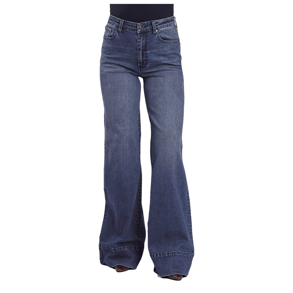 Stetson Apparel & Boots Apparel Stetson Women's High Rise 751 Wide Leg Jeans