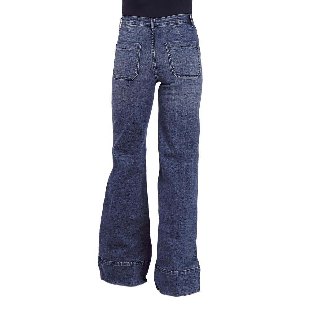 Stetson Apparel & Boots Apparel Stetson Women's High Rise 751 Wide Leg Jeans