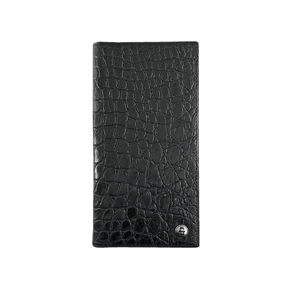 Stetson Apparel & Boots Other OS Stetson Black Top Grain Croco Embossed Leather Checkbook